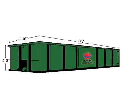20 yard roll-off dumpster