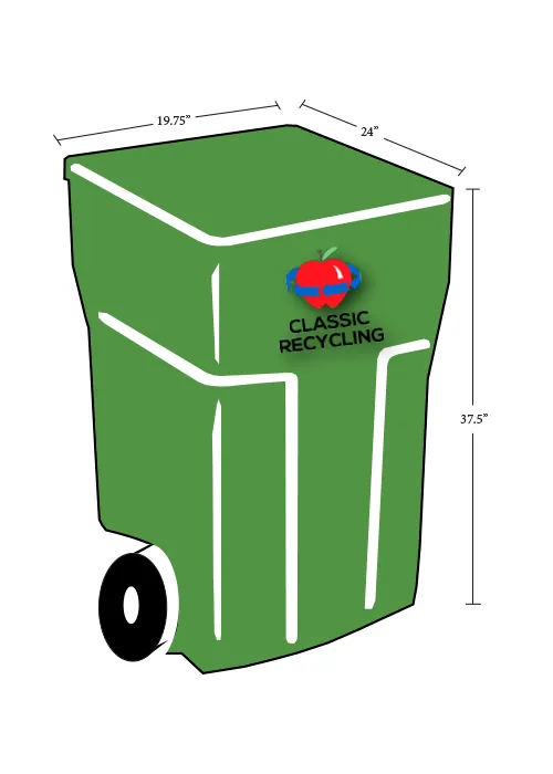 32 gallon Classic Recycling tote