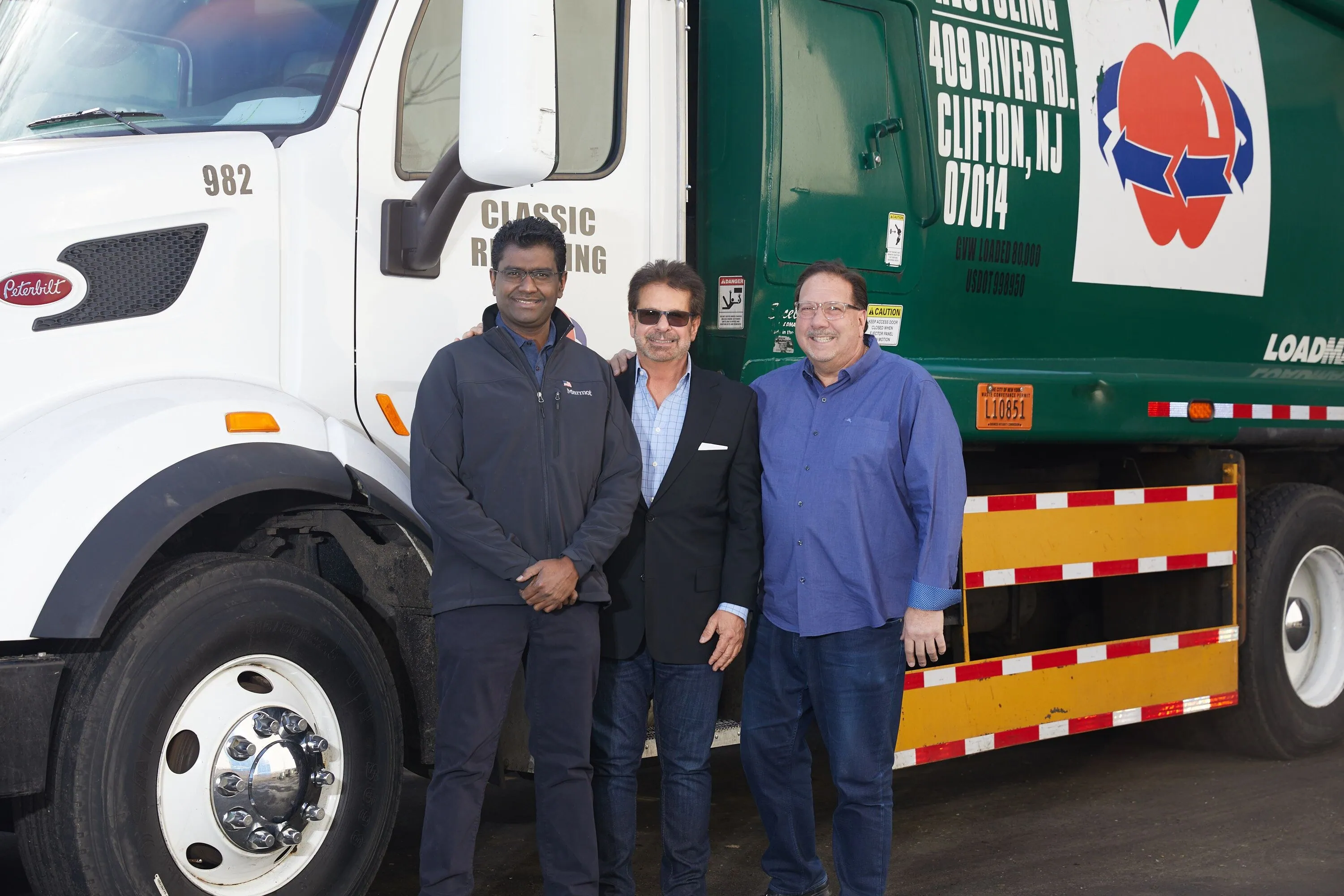 Members of the Classic Recycling office team