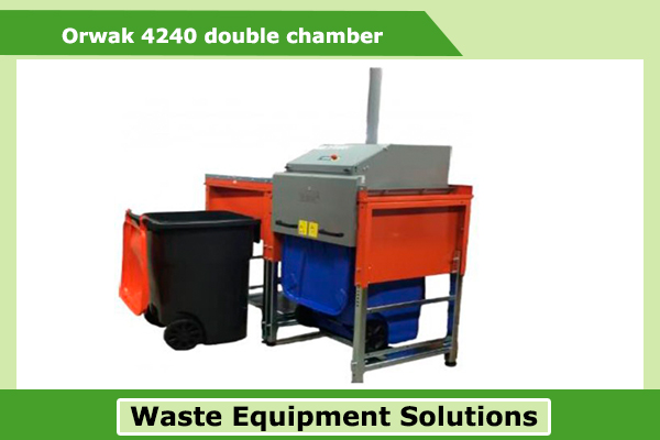 Orwark 4240 double chamber waste equipment classic recycling